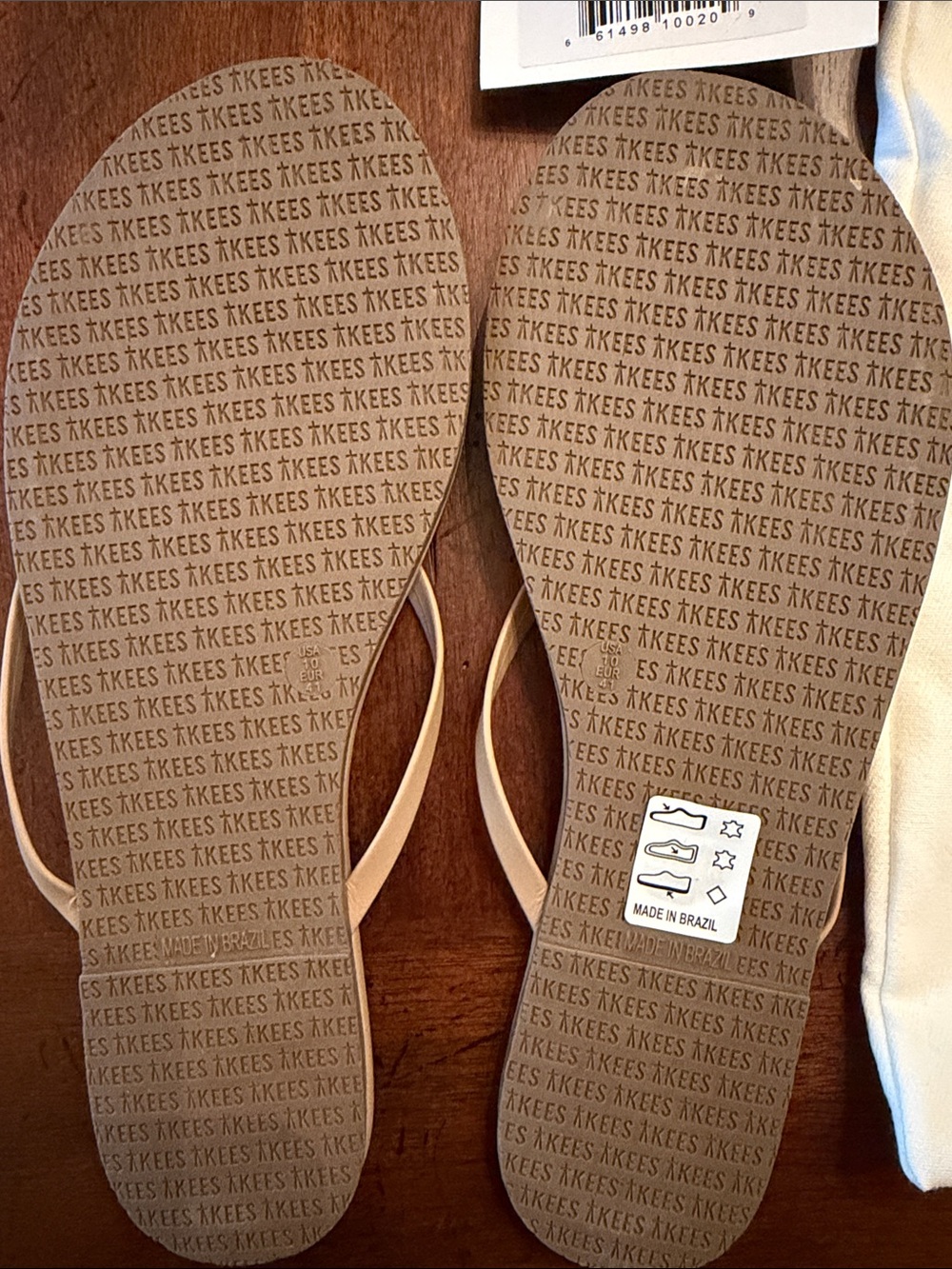 TKEES Flip Flop Sandals in cocobutter. Exactly as the pictures - Picture 4 of 6